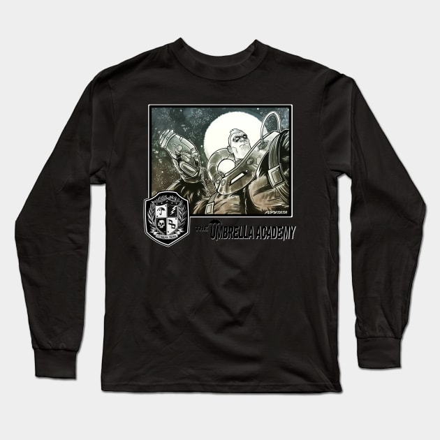 The Umbrella Academy: SpaceBoy STYLE B Long Sleeve T-Shirt by PopsTata Studios 